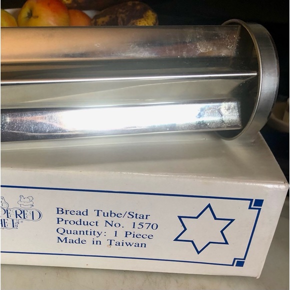 Vintage Pampered Chef star ⭐️ shaped Valtrompia bread tube ©️1995 Product #1570 - Picture 2 of 7